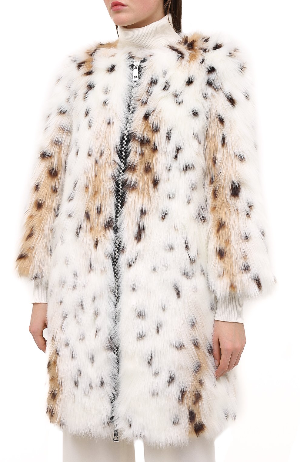 Шуба из экомеха ERMANNO ERMANNO SCERVINO, арт. 47T CP40 VIN, фото 3