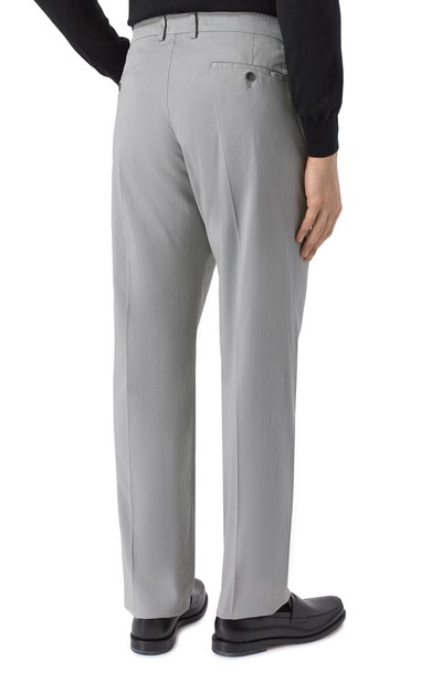 Брюки из хлопка и шелка PAUL&SHARK, арт. 25414043, фото 4