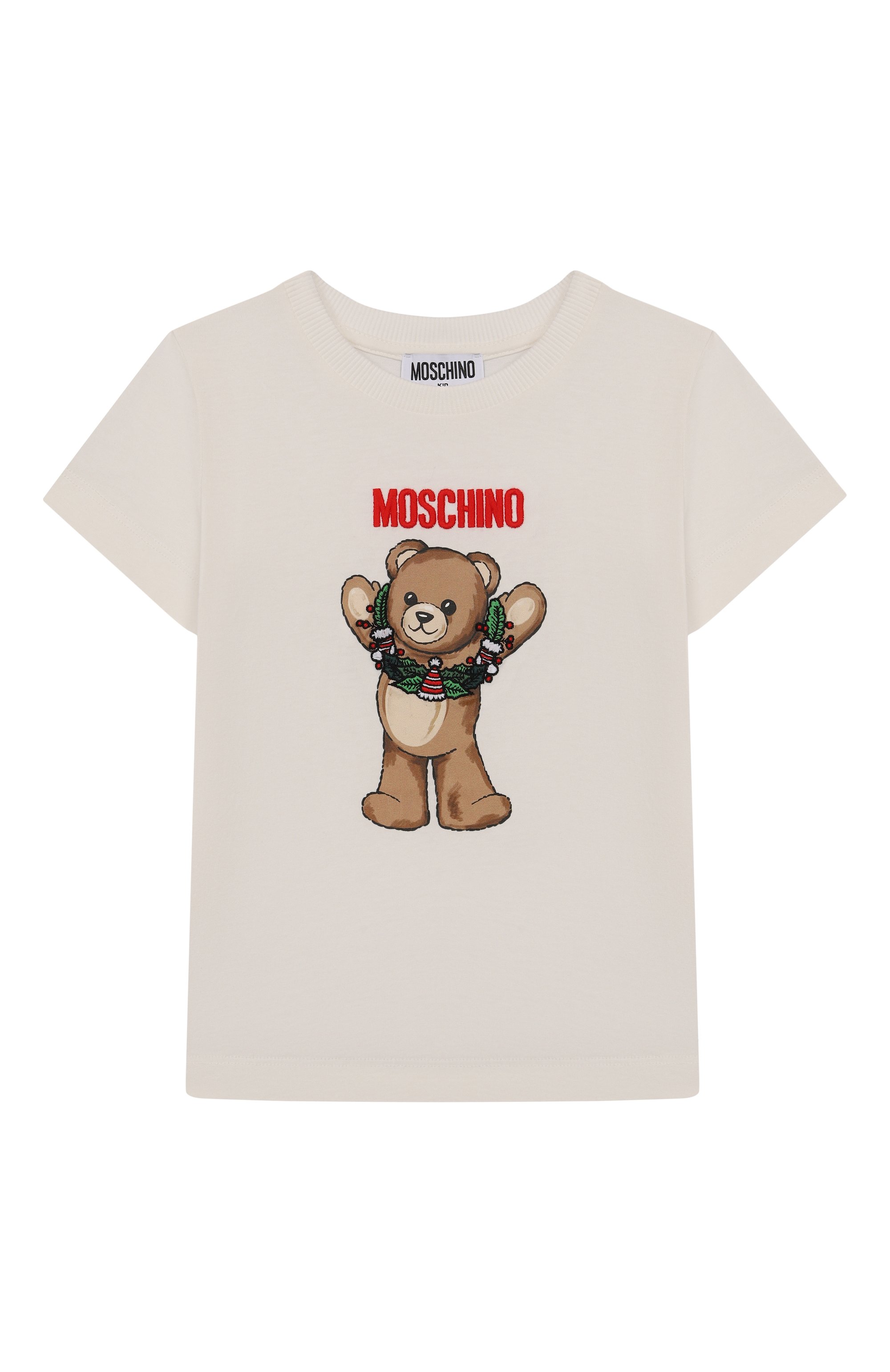 Хлопковая футболка MOSCHINO, арт. HUM05H/LAA01/4-8, фото 1