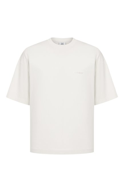 Мужская хлопковая футболка VETEMENTS, арт. UH76TR100I/1000 LIGHT JERSEY