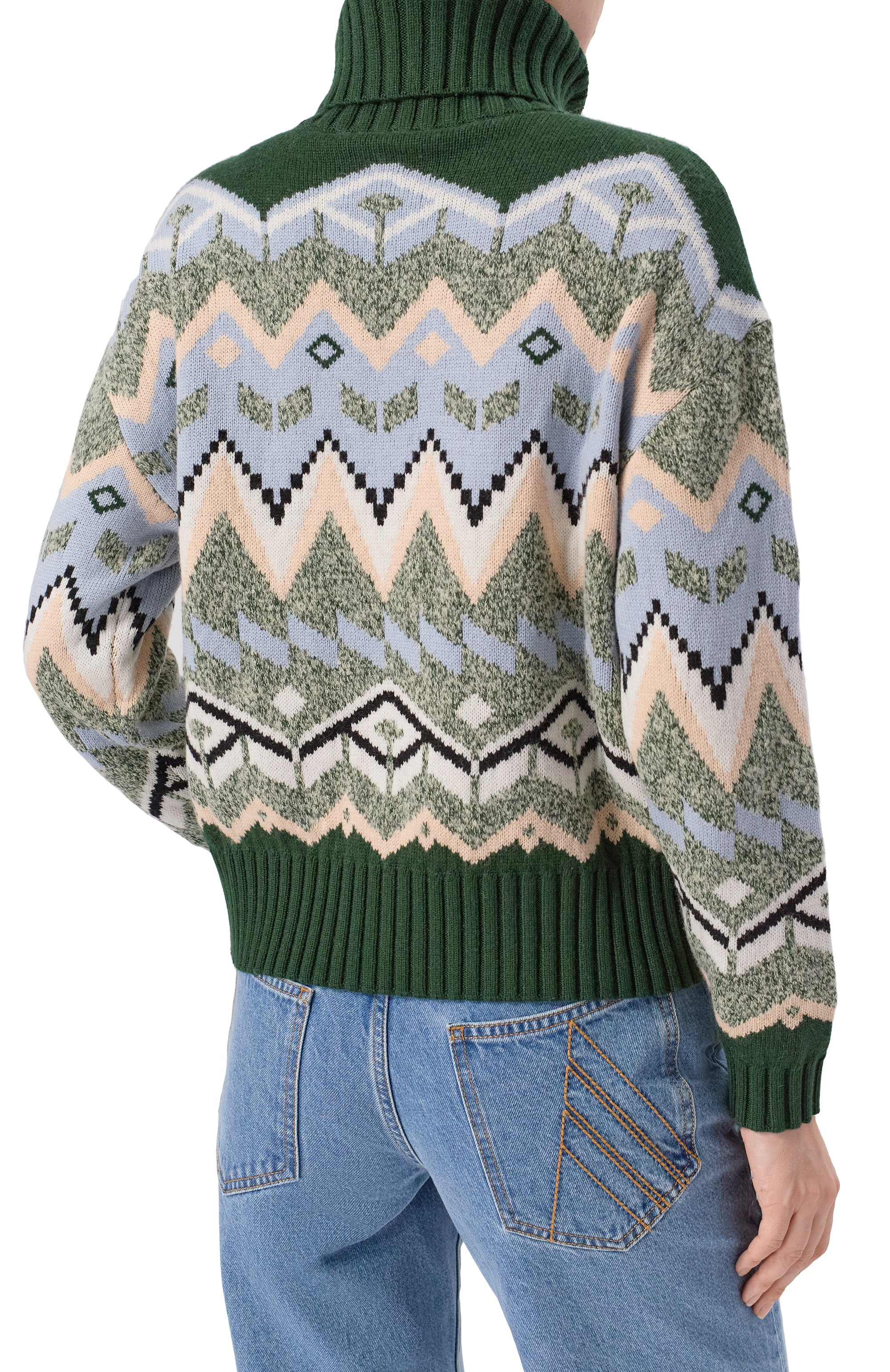 Свитер BOGNER зеленого цвета по цене 48000 руб., арт. 86935256, фото 4 Свитер BOGNER, арт. 86935256, фото 4