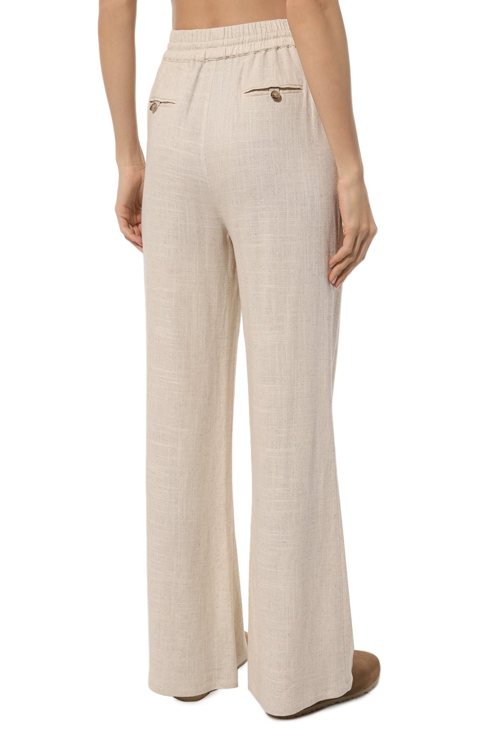 Брюки изо льна и вискозы FREEAGE, арт. WS24.PT107.2070.912, фото 4