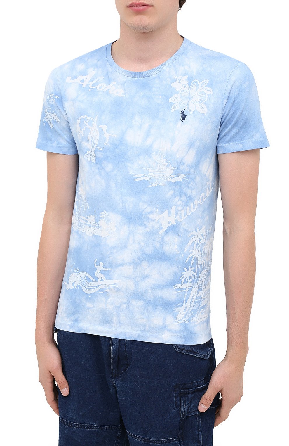 Хлопковая футболка POLO RALPH LAUREN, арт. 710803480, фото 3