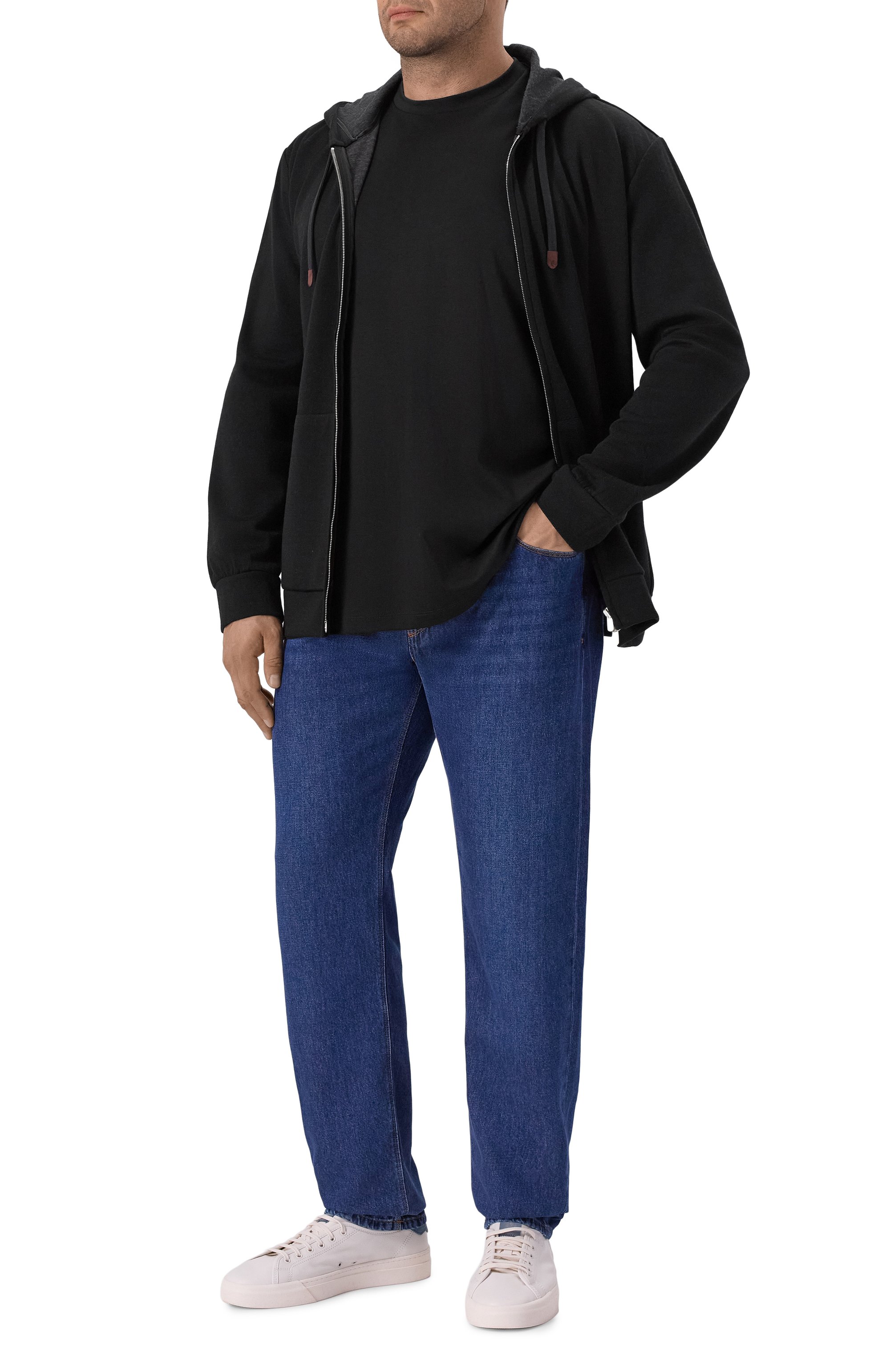 Хлопковая футболка PAUL&SHARK черного цвета по цене 37900 руб., арт. 15311615/3XL-6XL, фото 2 Хлопковая футболка PAUL&SHARK, арт. 15311615/3XL-6XL, фото 2