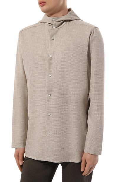 Шерстяная рубашка KITON, арт. UMCPETEK0627C, фото 3