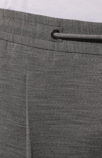 Брюки из шерсти и хлопка CORNELIANI светло-серого цвета по цене 52750 руб., арт. 934L19-9318800, фото 5 Брюки из шерсти и хлопка CORNELIANI, арт. 934L19-9318800, фото 5