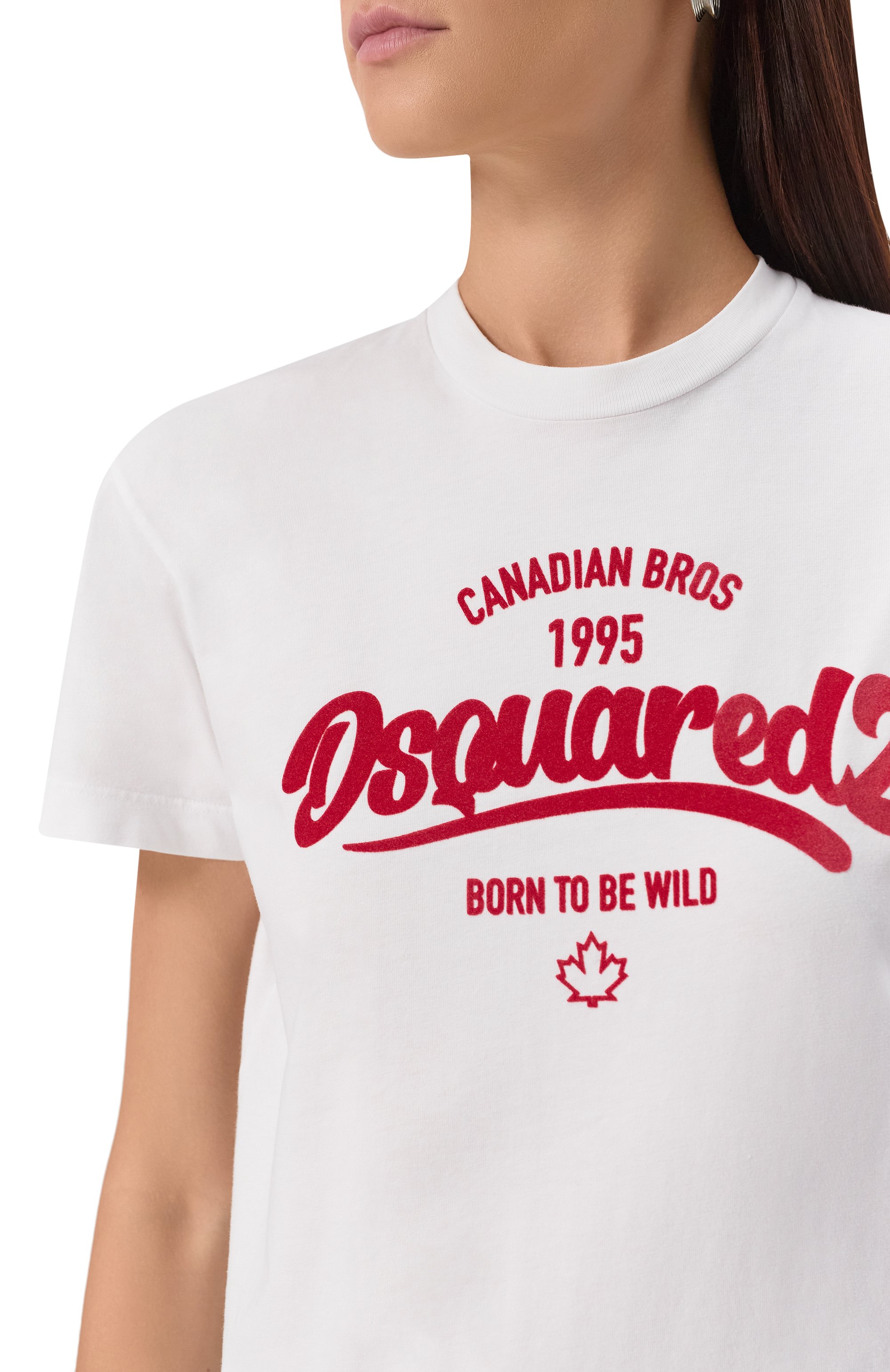 Хлопковая футболка DSQUARED2, арт. S75GD0488/D20035, фото 5