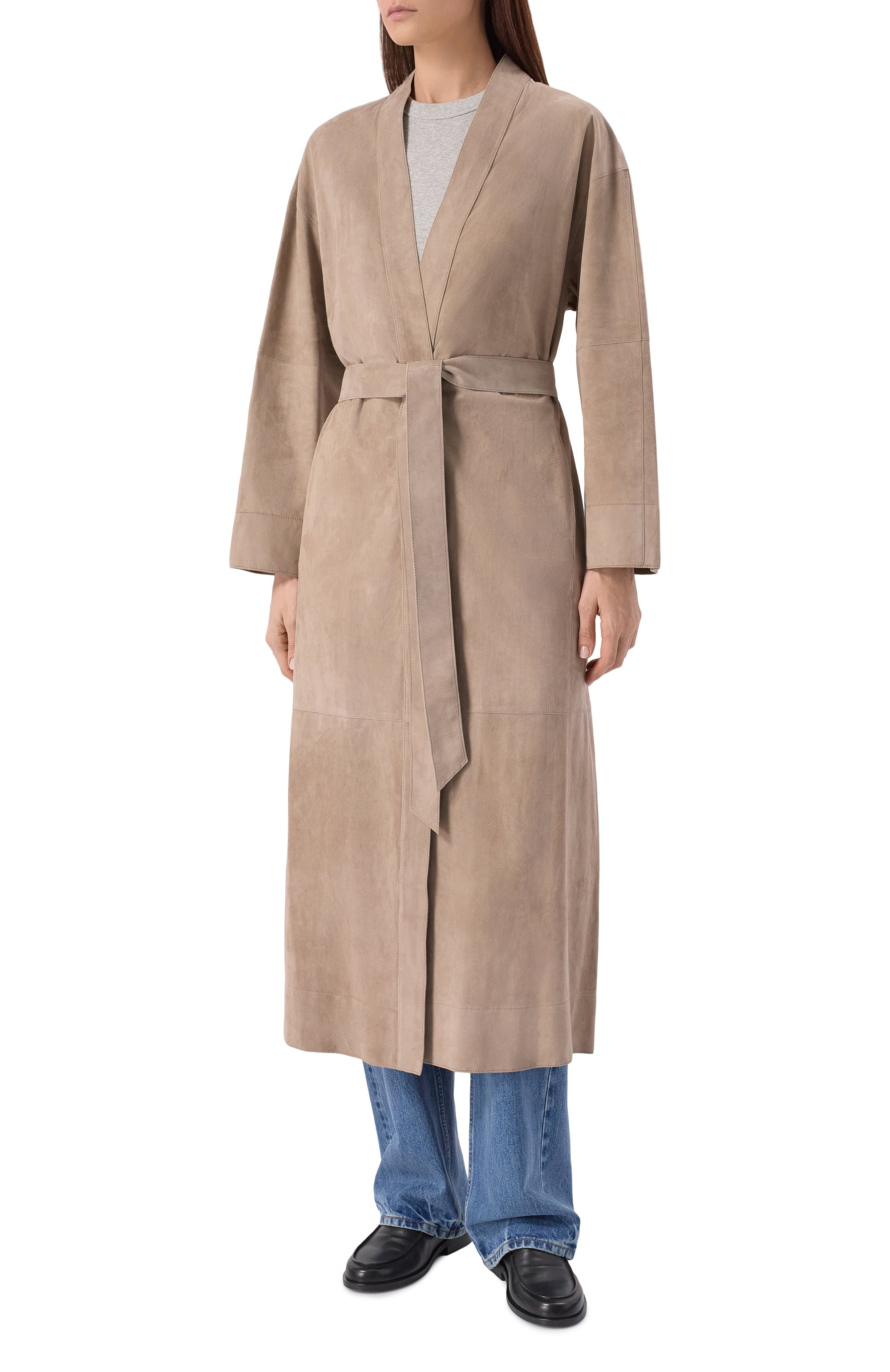 Замшевый тренч 12 STOREEZ, арт. 135926, фото 3