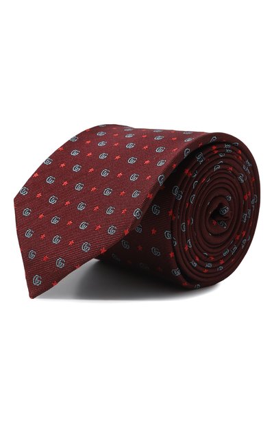 Мужской шелковый галстук GUCCI, арт. 672466 4E002