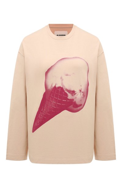 Женская хлопковый лонгслив JIL SANDER, арт. J03GC0120/J20219