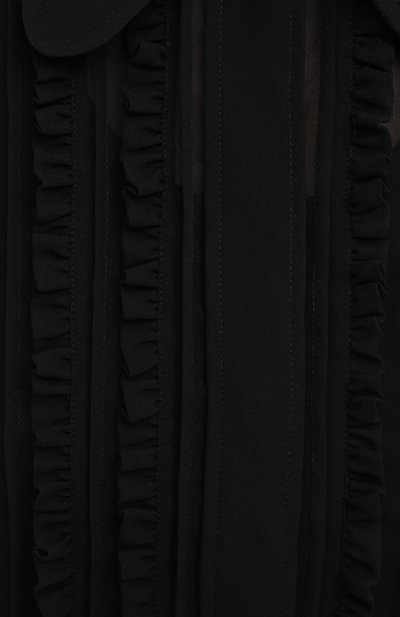 Блузка VICTORIA BECKHAM черного цвета по цене 98300 руб., арт. 1221WSH002524C, фото 5 Блузка VICTORIA BECKHAM, арт. 1221WSH002524C, фото 5