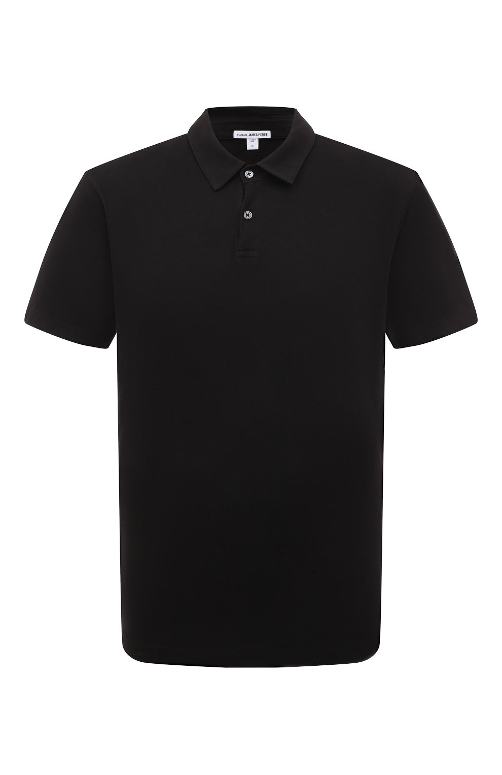 Хлопковое поло JAMES PERSE, арт. MSX3337/BLK, фото 1