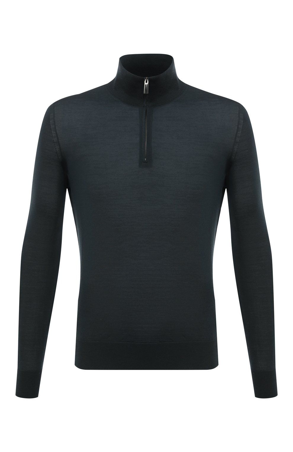 Шерстяной джемпер ZEGNA темно-зеленого цвета по цене 97000 руб., арт. UYM00/125, фото 1 Шерстяной джемпер ZEGNA, арт. UYM00/125, фото 1