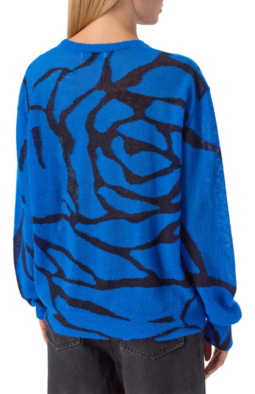 Пуловер Dries Van Noten 131273/3723 Синий  131273/3723 Фото 4