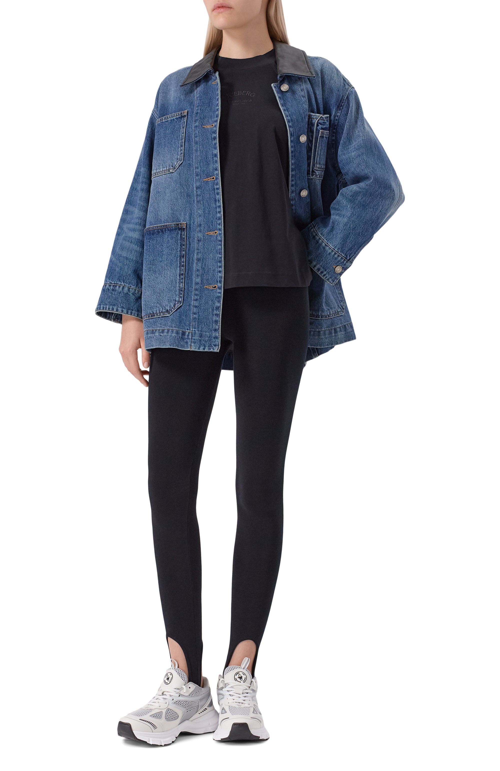 Хлопковая футболка ICEBERG, арт. F081/6325, фото 2