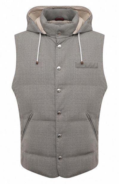 Мужской пуховый жилет BRUNELLO CUCINELLI, арт. MB4071716