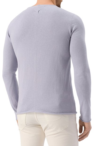 Джемпер из хлопка и льна HANNES ROETHER, арт. FI10NTE.127/, фото 4