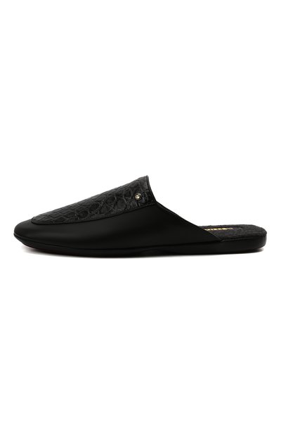 Домашние туфли из кожи аллигатора ZILLI, арт. MDW-K002/001/AMIS, фото 3