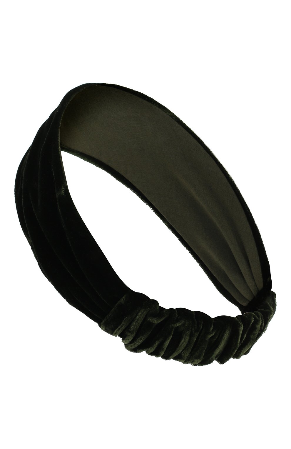 Повязка на голову ALEXANDRE DE PARIS зеленого цвета по цене 8100 руб., арт. THB-17498 K, фото 2 Повязка на голову ALEXANDRE DE PARIS, арт. THB-17498 K, фото 2