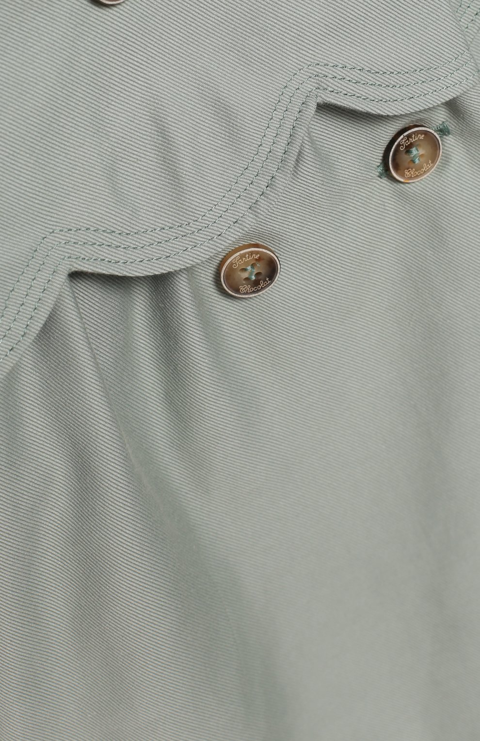 Хлопковый тренч с капюшоном TARTINE ET CHOCOLAT, арт. TN44001/6M-18M, фото 3