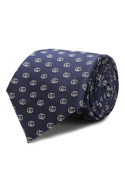 Шелковый галстук с принтом GUCCI, арт. 444421/4E002, фото 1