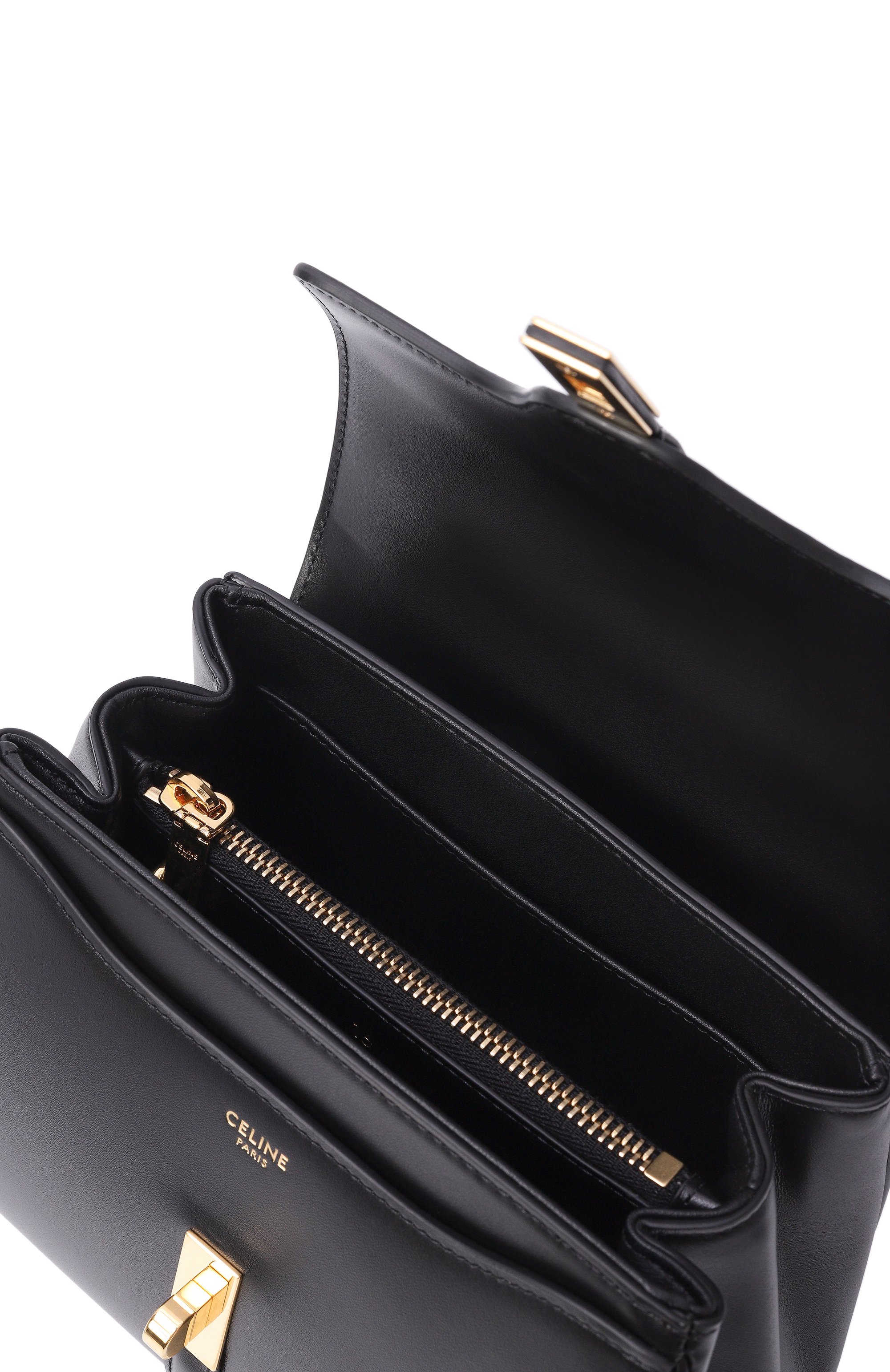 Сумка 16 mini CELINE черного цвета по цене 469500 руб., арт. 123103BEY/38N0, фото 6 Сумка 16 mini CELINE, арт. 123103BEY/38N0, фото 6