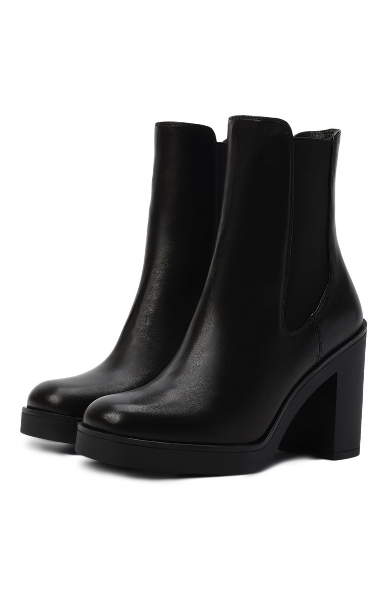 Кожаные ботильоны bethenny 100 STUART WEITZMAN, арт. SJ283, фото 1