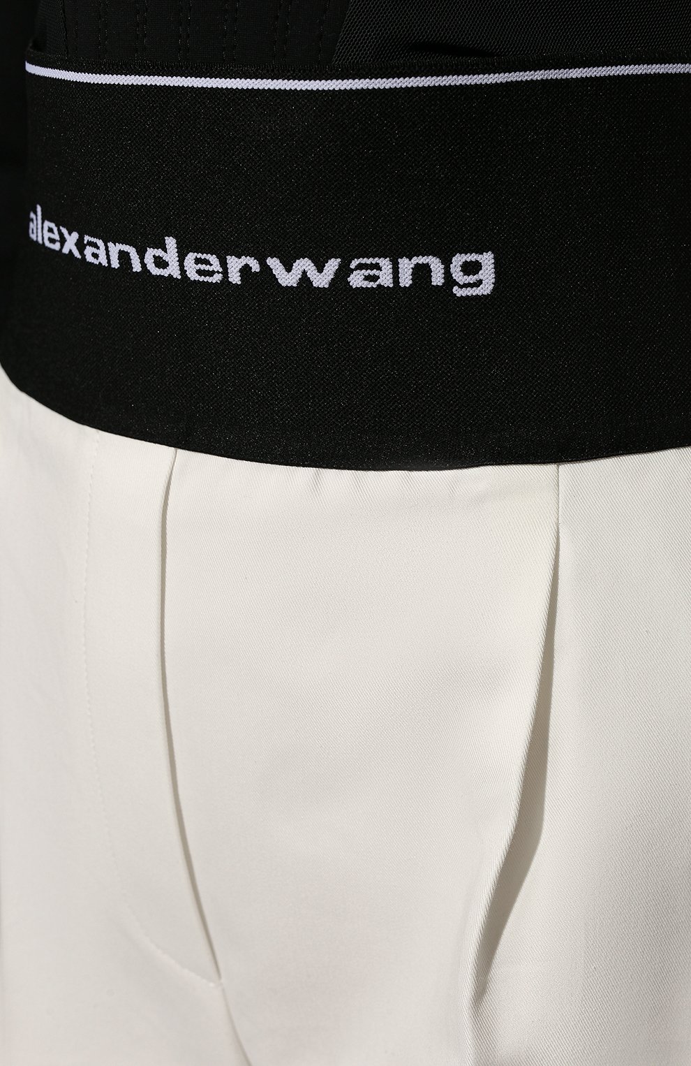 Хлопковые брюки ALEXANDER WANG белого цвета по цене 89950 руб., арт. 1WC1224426, фото 5 Хлопковые брюки ALEXANDER WANG, арт. 1WC1224426, фото 5