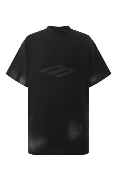 Мужская хлопковая футболка BALENCIAGA, арт. 787349/TQVU4