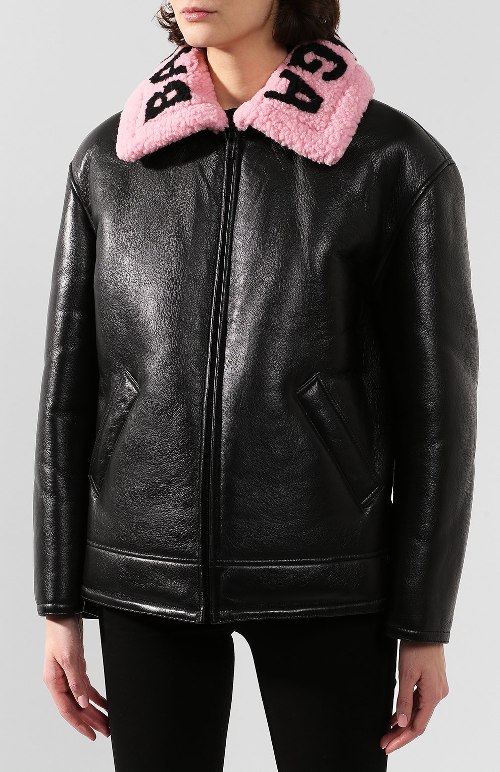 Кожаная куртка BALENCIAGA черного цвета по цене 299500 руб., арт. 594479/TGS16, фото 3 Кожаная куртка BALENCIAGA, арт. 594479/TGS16, фото 3