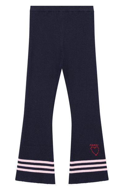 Брюки из хлопка и шерсти MARNI, арт. M01912/M00XF