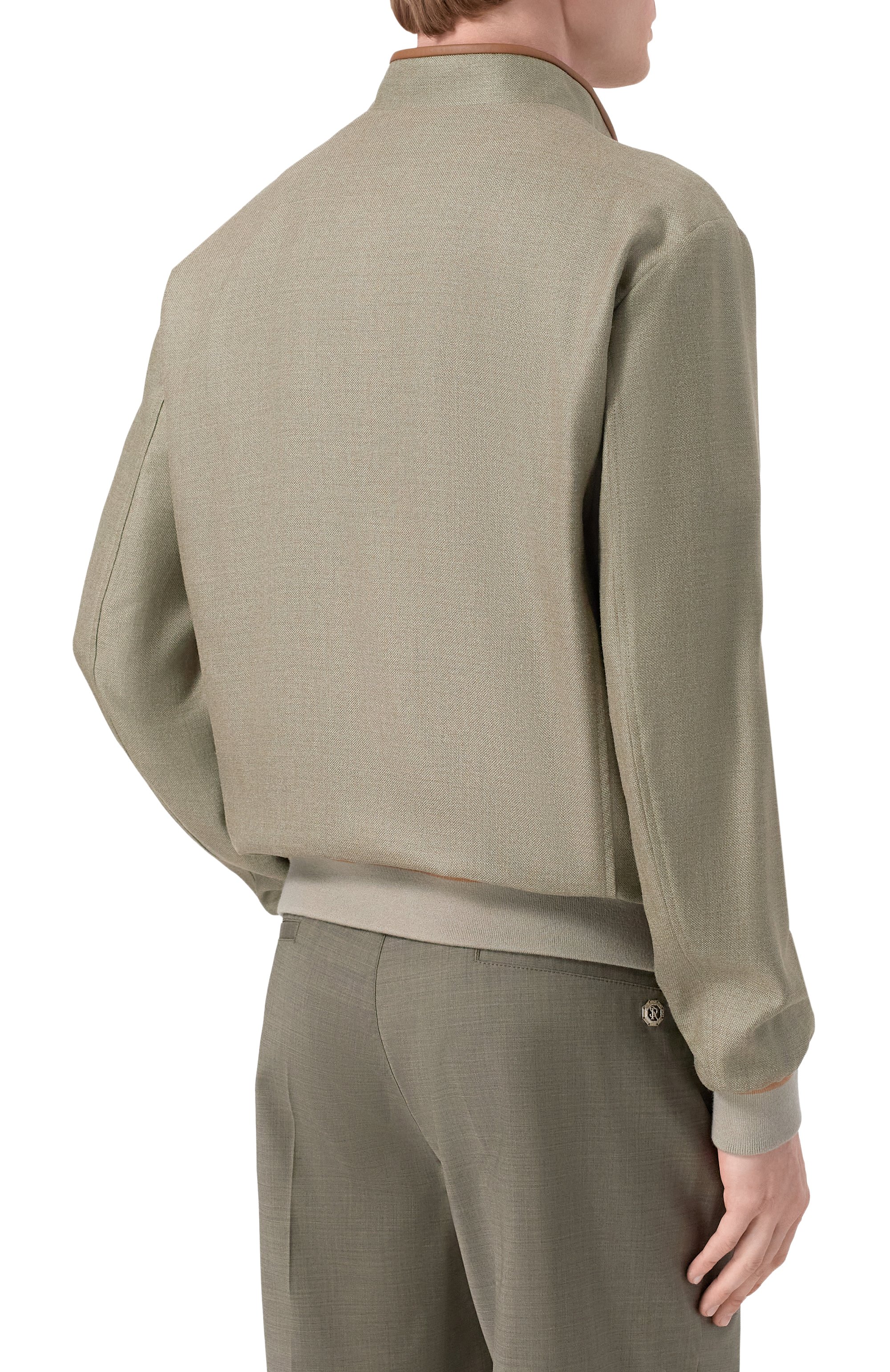 Бомбер из шелка и шерсти STEFANO RICCI, арт. M7J6100110/KL003U, фото 4