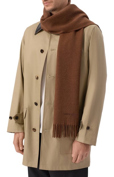 Мужской шерстяной шарф GIORGIO ARMANI, арт. GM004123/AF28883