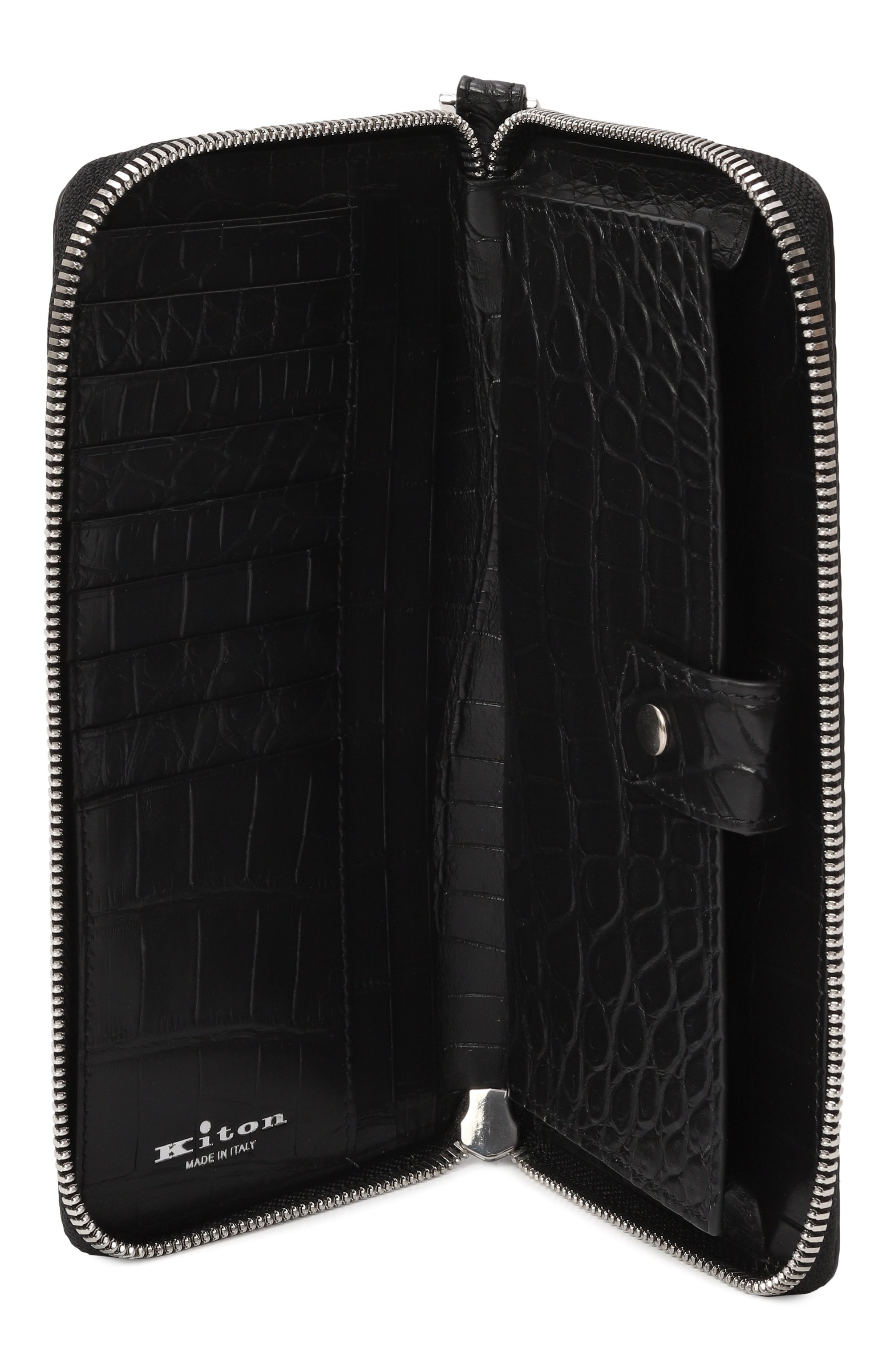 Портмоне из кожи аллигатора KITON, арт. UPEA018N0106901003, фото 4