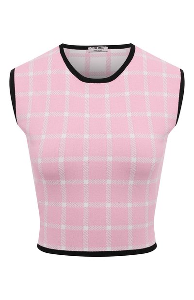 Топ из вискозы MIU MIU, арт. MMT976-1YQ1-F0028, фото 1