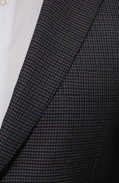 Шерстяной пиджак BRIONI темно-синего цвета по цене 452500 руб., арт. RG0J0Q/P8A73/BRUNIC0, фото 5 Шерстяной пиджак BRIONI, арт. RG0J0Q/P8A73/BRUNIC0, фото 5