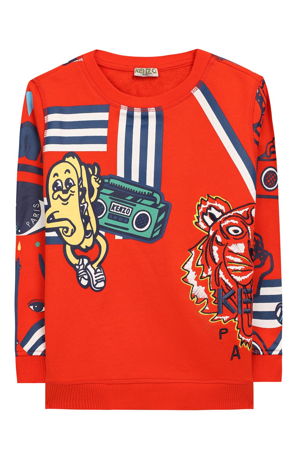 Хлопковый свитшот KENZO, арт. KN15528/3A-6A, фото 1