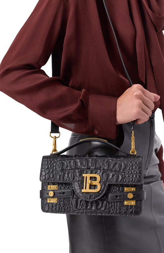 Сумка B-Buzz 24 Balmain FN0DA828/L0BC Чёрный  FN0DA828/L0BC Фото 2