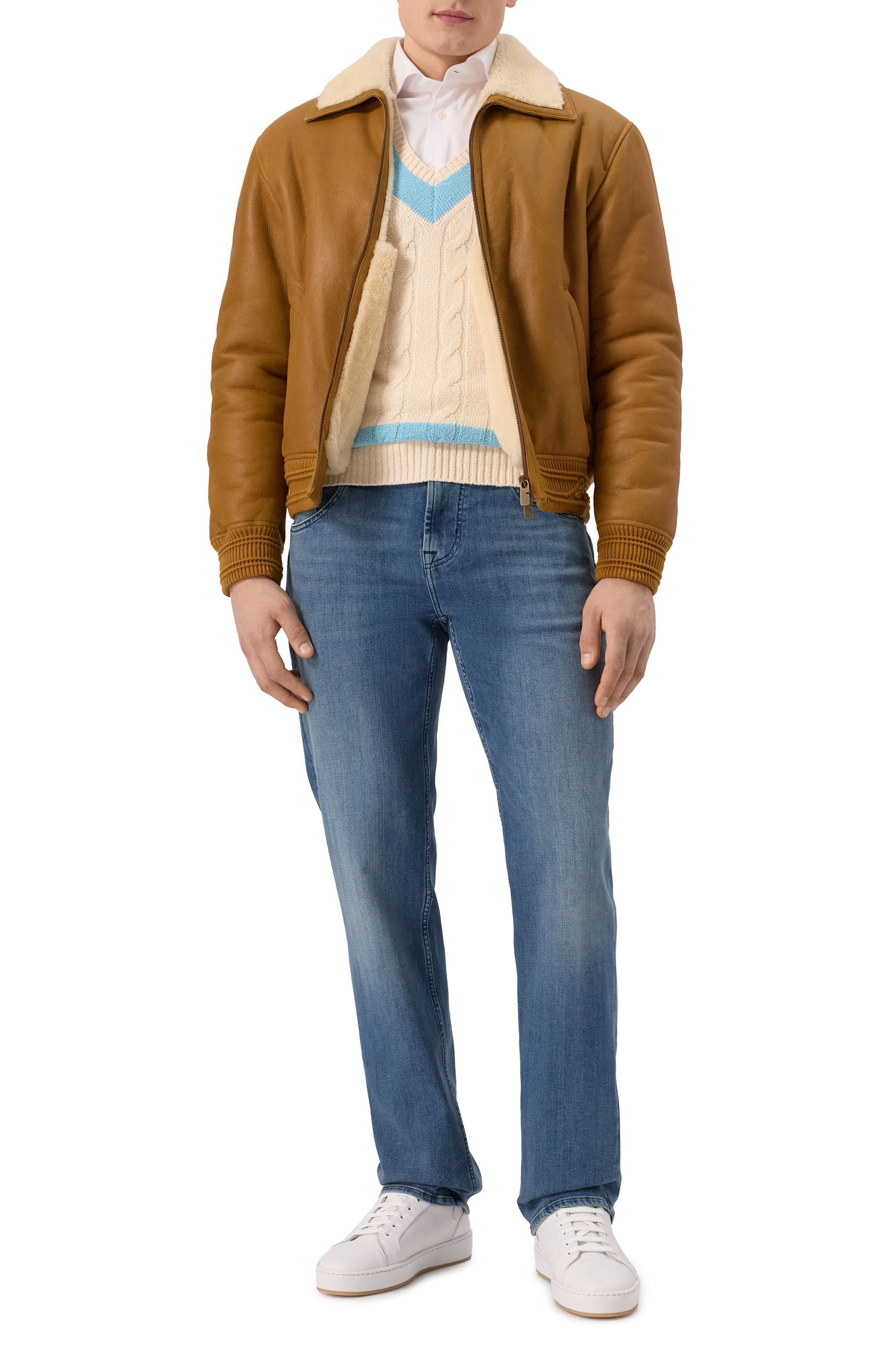 Хлопковый пуловер GRAN SASSO, арт. 23154/17403, фото 2