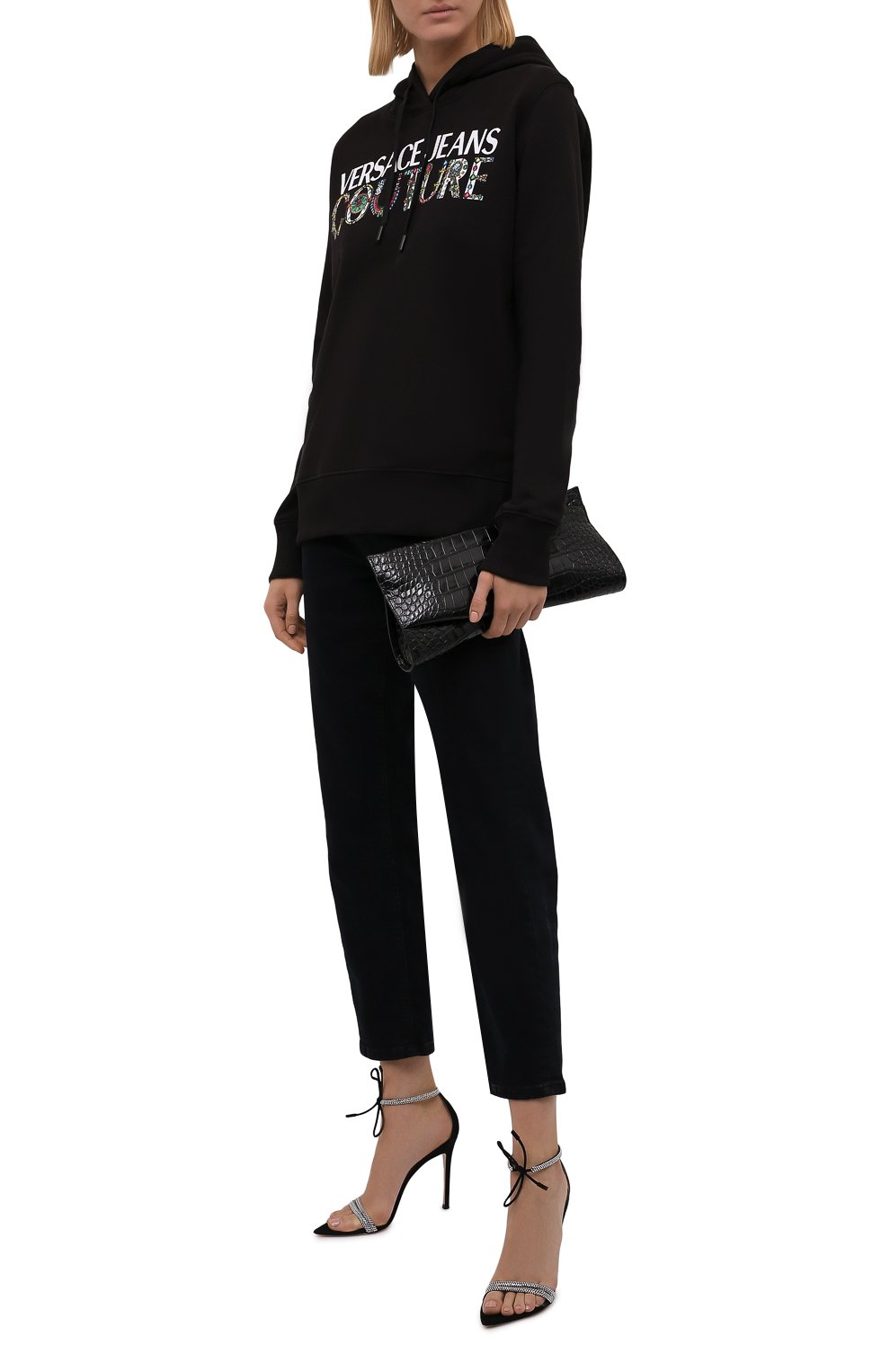 Хлопковое худи VERSACE JEANS COUTURE, арт. 71HAIF04-71DP308 R L0G0 BIJ0UX 0RGANIC/CF00F, фото 2