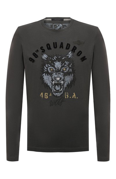 Хлопковый лонгслив AERONAUTICA MILITARE, арт. 232/TS2139J538, фото 1