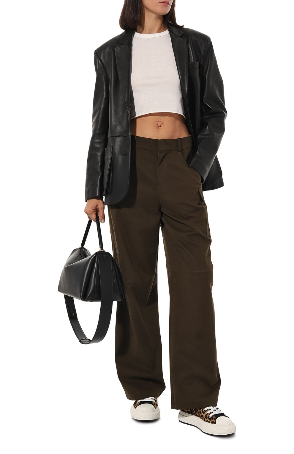 Кожаные кеды berlin DSQUARED2, арт. SNW0308/01506782, фото 2