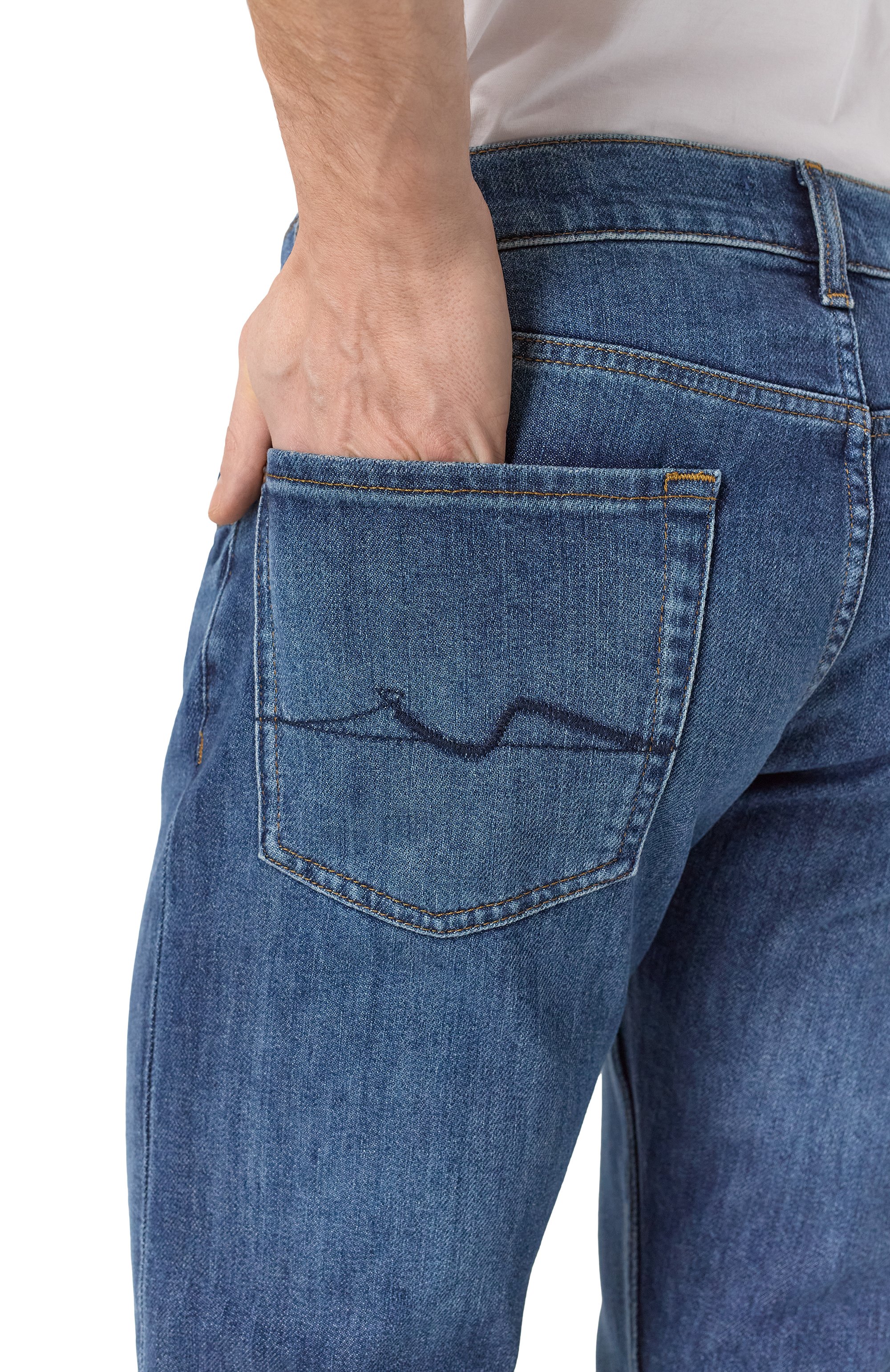 Джинсы straight 7 FOR ALL MANKIND, арт. JSSCE150GU, фото 5