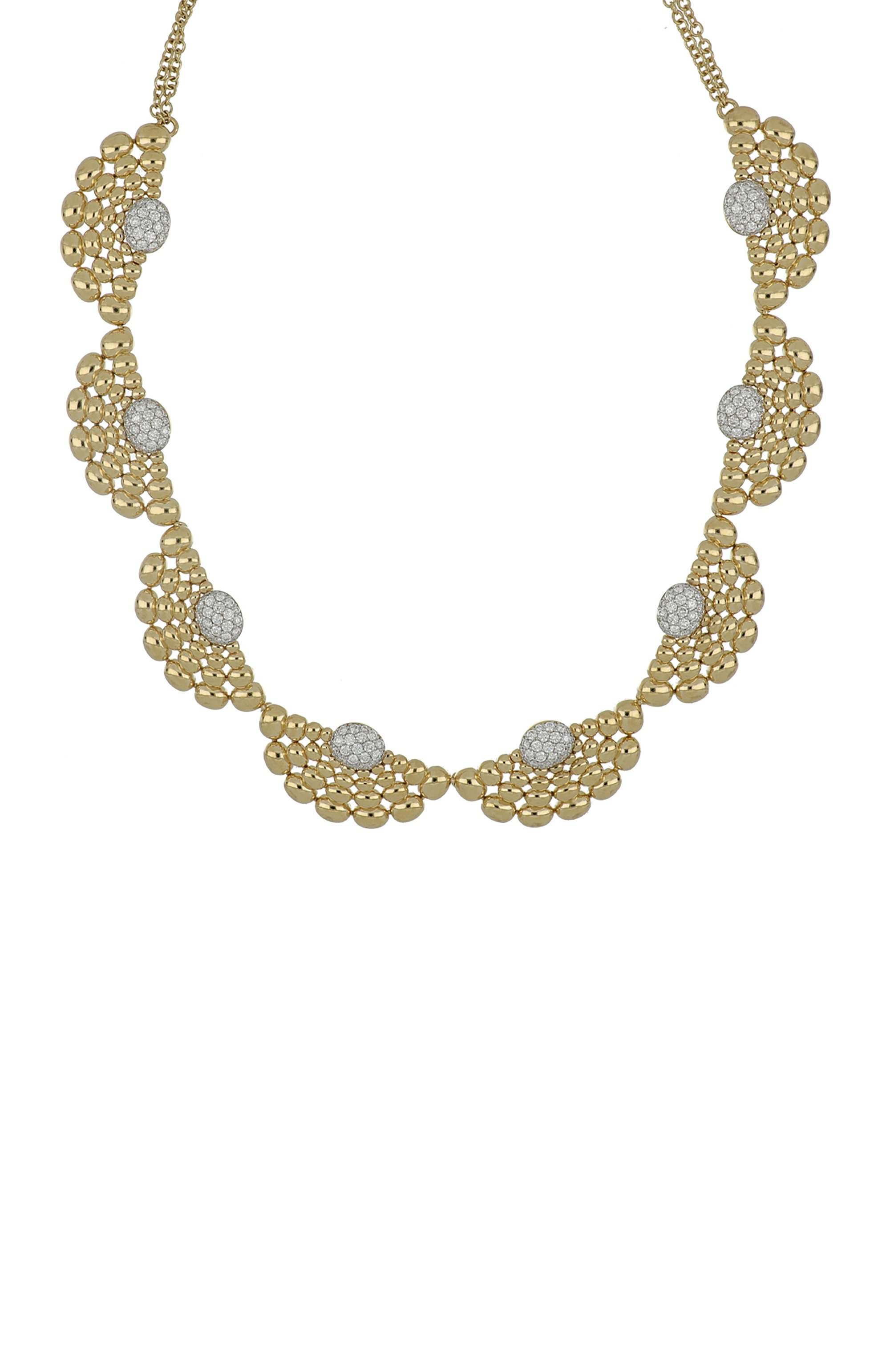 Колье FERRIFIRENZE бесцветного цвета по цене 4240000 руб., арт. FF182NE01, фото 1 Колье FERRIFIRENZE, арт. FF182NE01, фото 1