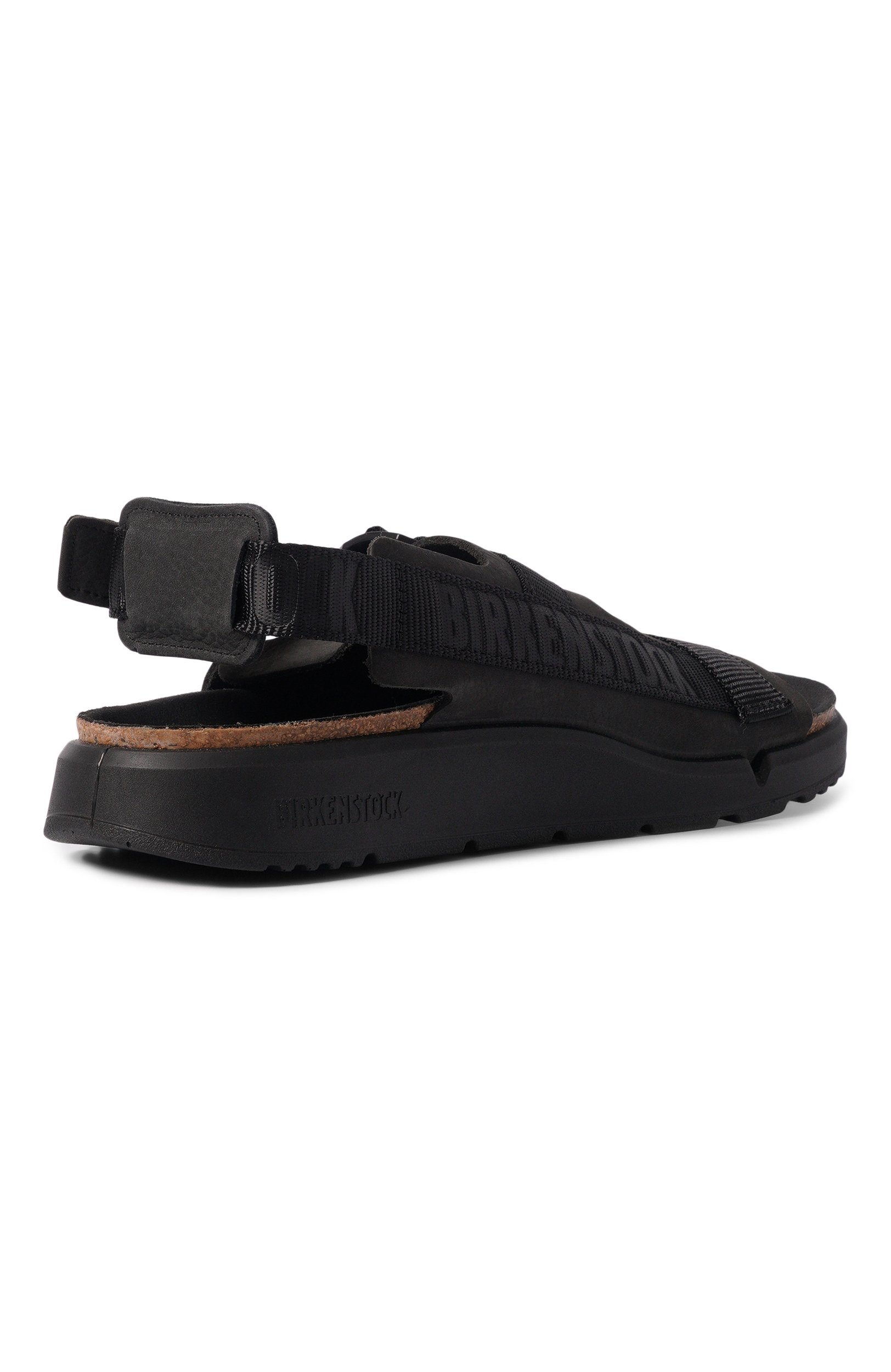 Сандалии shinjuku из нубука BIRKENSTOCK черного цвета по цене 29650 руб., арт. 1024599, фото 4 Сандалии shinjuku из нубука BIRKENSTOCK, арт. 1024599, фото 4