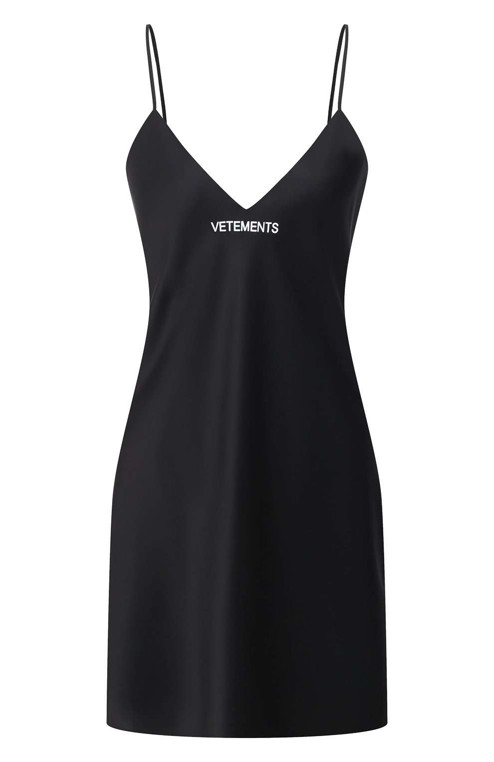 Платье VETEMENTS черного цвета по цене 65750 руб., арт. WE51DR600B 2607/BLACK, фото 1 Платье VETEMENTS, арт. WE51DR600B 2607/BLACK, фото 1
