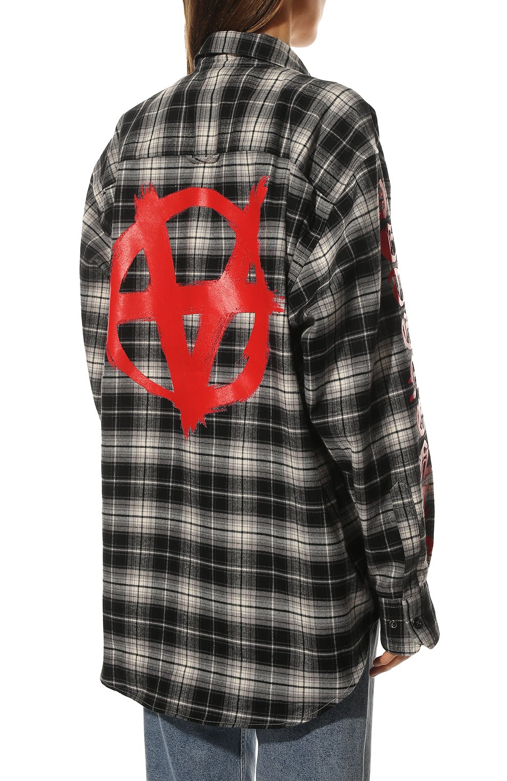 Хлопковая рубашка VETEMENTS, арт. UE52SH800B 1011/W, фото 4