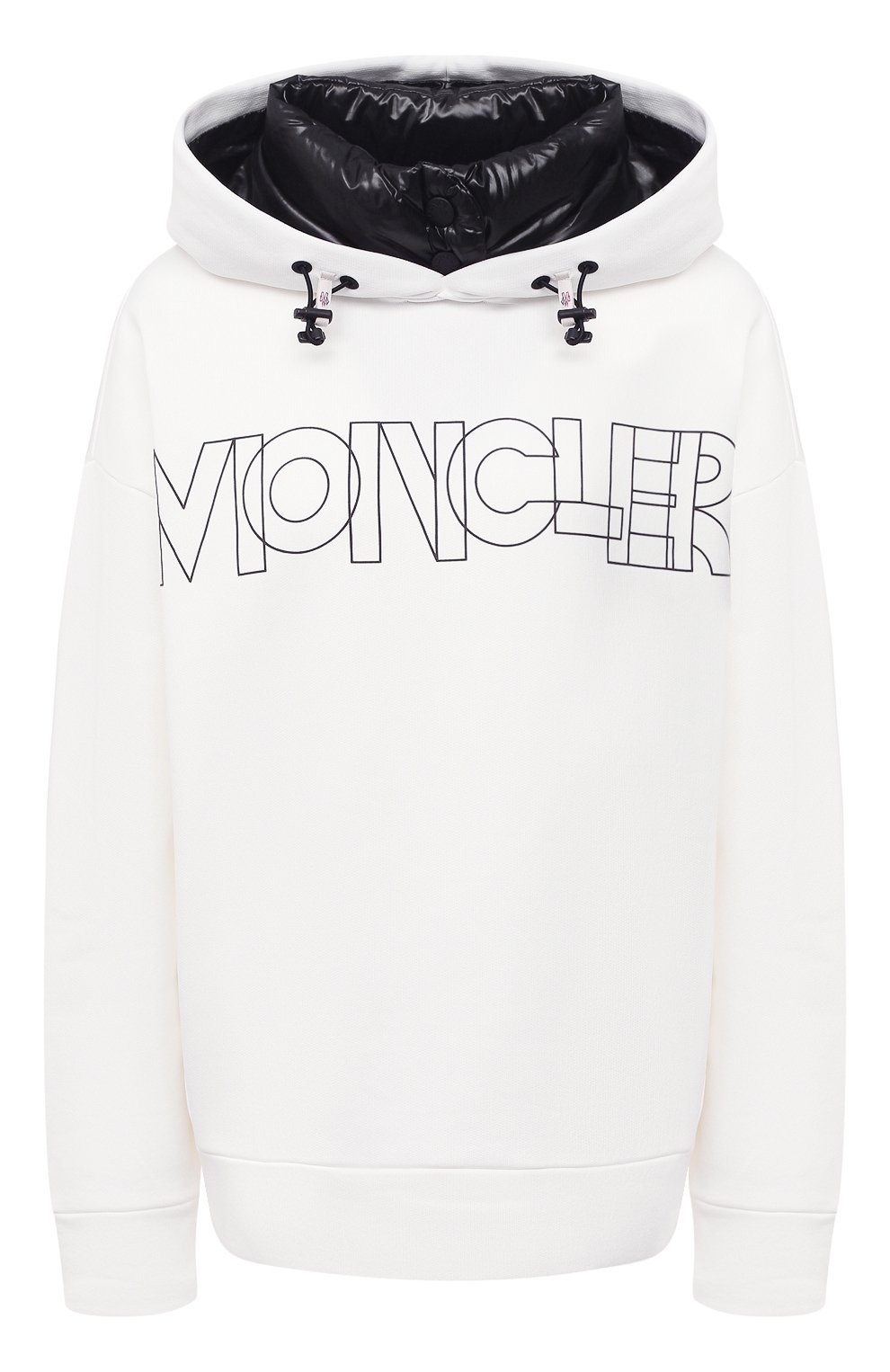 Худи MONCLER белого цвета по цене 55150 руб., арт. F2-098-8G509-10-809HS, фото 1 Худи MONCLER, арт. F2-098-8G509-10-809HS, фото 1