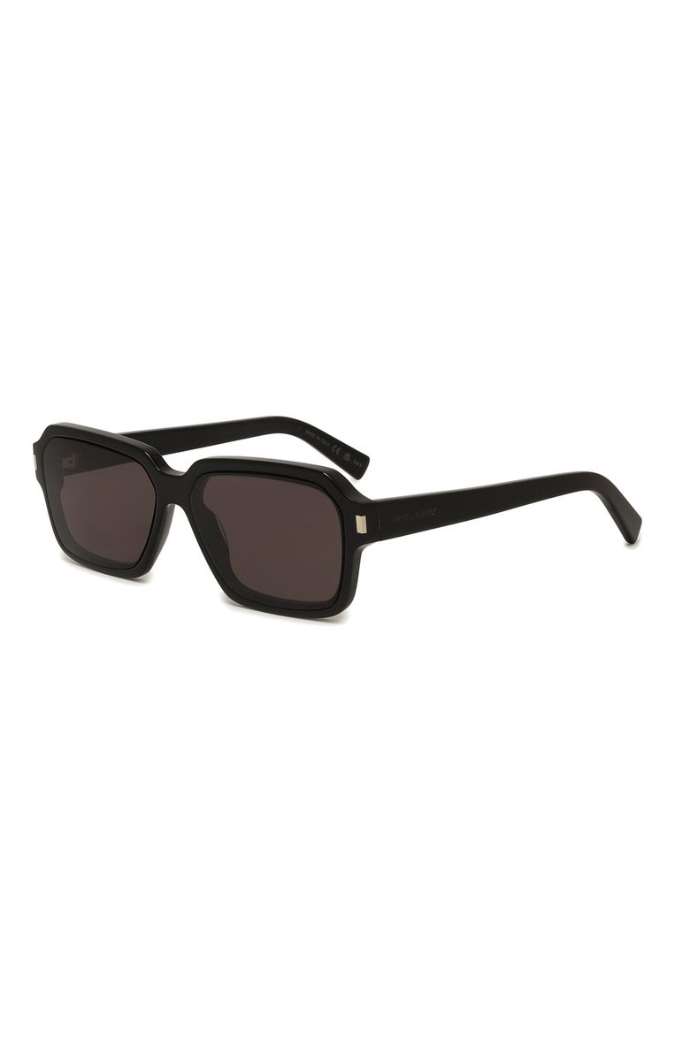 Женские солнцезащитные очки SAINT LAURENT черного цвета, арт. SL 611 001 | Фото 1 (Нос: Не проставлено; Региональные ограничения белый список (Axapta Mercury): Не проставлено; Материал: Пластик; Тип очков: С/з; Кросс-КТ: С/з-унисекс; Очки форма: Прямоугольные; Оптика Гендер: оптика-унисекс)