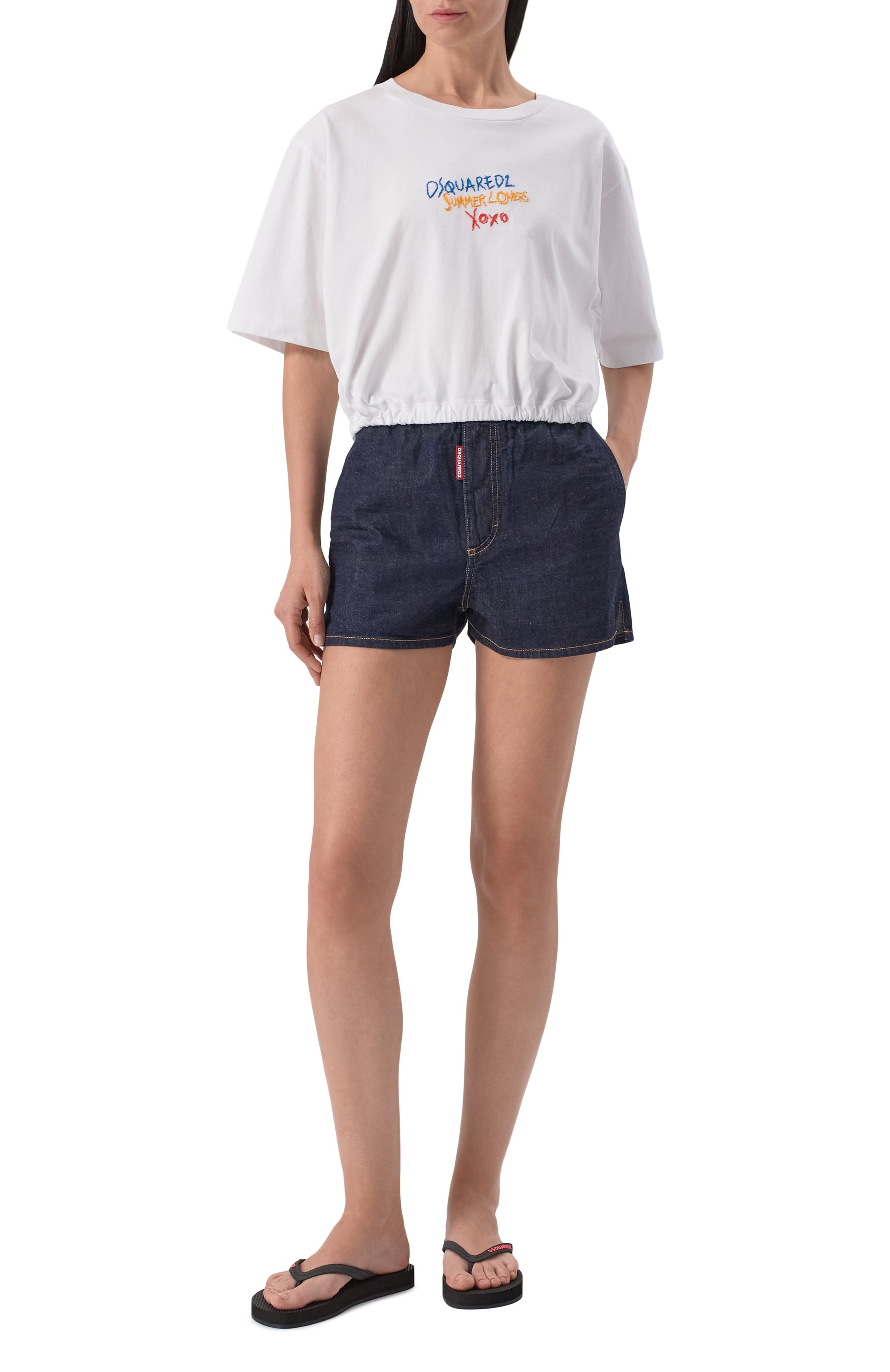 Резиновые шлепанцы DSQUARED2, арт. FFW0018, фото 2